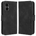 Pikkukuva 1 / 2: Moderni Nahkalaukku For Xiaomi Poco M4 5G - Musta Black