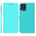 Pikkukuva 1 / 2: Mirror Samsung Galaxy M53 5G flip case - Syaani Green