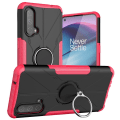 Miniatyrbillede 1 af 6: Kickstand-cover med magnetisk plade til OnePlus Nord CE 5G - Rose Pink