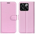 Miniatyrbillede 1 af 2: Klassisk OnePlus Ace Pro / 10t Flip Etui - Lyserød Pink