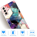Pikkukuva 2 / 2: Marble Samsung Galaxy S22 Suojakotelo - Värikäs Cube Tile Multicolor