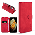 Miniatyrbillede 1 af 2: DG.MING Samsung Galaxy S21 Ultra Retro Etui - Rød Red