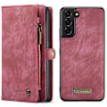 Miniatyrbillede 1 af 2: CaseMe Samsung Galaxy S22 etui med lynlås / pung - Rød Red