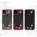 Miniatyrbillede 2 af 2: Kavaro iPhone 11 Pro Flora Crystal etui - Sort Black