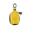 Miniatyrbillede 1 af 2: AirPods 3 læderetui med spænde - Gul Yellow