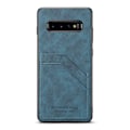 Miniatyrbillede 2 af 2: Samsung Galaxy S10 To Korts plads læder etui - Blå Blue