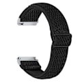 Miniatyrbild 1 av 2: Fitbit Versa 2 / Versa Lite elastiskt klockarmband med justerbart spänne - Svart Svart