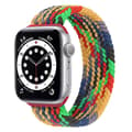 Miniatyrbillede 1 af 2: Apple Watch (45 mm) elastisk urrem - Farverig Grøn / Størrelse: L Multicolor