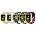 Miniatyrbillede 2 af 2: Apple Watch 38mm Silikone cover - Hvid/grøn Green