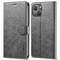 Miniatyrbillede 1 af 2: LC.IMEEKE iPhone 14 flip etui - Sølv/Grå Silver grey