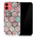 Pikkukuva 1 / 2: Marble iPhone 13 Suojakotelo - Honeycomb Marble Pattern Multicolor