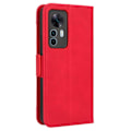 Pikkukuva 2 / 6: Moderni Nahkalaukku For Xiaomi 12T / 12T Pro / K50 Ultra - Punainen Red