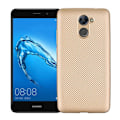 Pikkukuva 1 / 2: Huawei Y7 hiilikuitutekstuurinen suojakuori - Kulta Gold