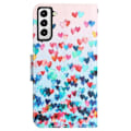 Pikkukuva 2 / 2: Wonderland Samsung Galaxy S22 Plus Läppäkotelo - Love Heart Multicolor