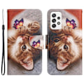 Pikkukuva 1 / 2: Wonderland Samsung Galaxy A33 5G Läppäkotelo - Perhonen And Kitten Multicolor