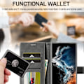 Miniatyrbillede 5 af 6: LC.IMEEKE Samsung Galaxy S23 Ultra Flip Etui - Grå Silver grey