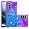 Pikkukuva 2 / 2: Princess Samsung Galaxy S21 FE Suojakuori - Violetti / Taivaansininen Multicolor