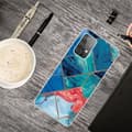Miniatyrbilde 2 av 2: Marble Samsung Galaxy A13 4G Etui - Blå og Orange Tile Multicolor