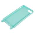 Miniatyrbillede 2 af 2: Tyndt TPU etui med mat finish og justerbar strop til iPhone SE (2022) / SE 2020 / 8 / 7 - Lysegrøn Green