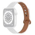 Pikkukuva 1 / 2: Apple Watch Series 8 (41mm) nahkainen kellonhihna - Valkoinen White