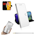 Miniatyrbillede 1 af 2: Mirror iPhone Xr flip etui - Sølv Silver grey