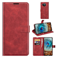 Miniatyrbillede 2 af 2: Wallet-style Læder Etui til Nokia X10 / X20 - Rød Red