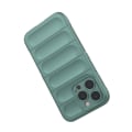 Miniatyrbillede 5 af 6: iPhone 13 Pro 6,1 tommer Anti-fall Rugged Back Shell Soft Flexible Phone Protector Case - Grøn Green