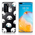 Miniatyrbillede 1 af 2: Deco Huawei P40 Cover - Pandaer White