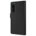 Pikkukuva 2 / 2: Phone Suojakotelo With Make-up Mirror And Slick Design For Sony Xperia 1 II - Musta Black