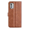 Pikkukuva 2 / 2: Lompakko Nahkakotelo For Nokia G60 - Vaalean Ruskea Brown