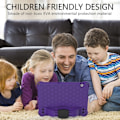 Pikkukuva 2 / 2: Huawei MediaPad T5 hunajakenno ihon tapauksessa - Violetti / Musta Purple