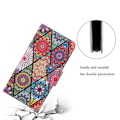 Pikkukuva 2 / 2: Wonderland Samsung Galaxy S22 Läppäkotelo - Rhombic Totem Multicolor