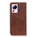 Miniatyrbillede 2 af 2: Flip Etui med Pung i Ægte Læder til Xiaomi 13 Lite / Civi 2 - Kaffe Brown