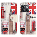 Pikkukuva 1 / 2: Wonderland OnePlus Ace Pro / 10t Läppäkotelo - London Big Ben Multicolor