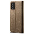 Miniatyrbillede 2 af 2: Jeans Samsung Galaxy A23 flip etui - Brun Brown