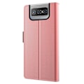 Pikkukuva 2 / 2: Phone Suojakotelo With Make-up Mirror And Slick Design For ASUS Zenfone 8 Flip - Ruusukulta Pink