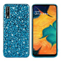 Miniatyrbild 1 av 2: Glitter Samsung Galaxy A50 skal - Blå Blå