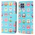 Pikkukuva 1 / 2: Wonderland Samsung Galaxy M53 5G flip kuoret - Pöllöt Blue