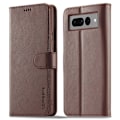 Miniatyrbillede 1 af 2: LC.IMEEKE Google Pixel 7 Pro Flip Etui - Brun Brown