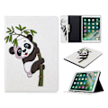 Miniatyrbild 1 av 2: iPad 10.2 (2019) snyggt mönstrat flipfodral i läder - Panda På Träd multifärg