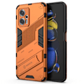 Pikkukuva 1 / 2: Shockproof Hybrid Suojakuori With A Modern Touch For Xiaomi Poco X4 Gt / Note 11t Pro / 11t Pro Plus - Oranssi Orange