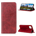 Miniatyrbillede 1 af 2: iPhone 12 Mini flip etui i ægte læder med pung – Rød Red