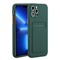 Pikkukuva 1 / 2: Card Holder Suojakuori For iPhone 13 Pro - Vihreä Green