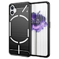 Miniatyrbillede 1 af 2: Carbon Flex Etui Nothing Phone (1) - Sort Black