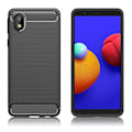 Miniatyrbild 1 av 2: Carbon Flex Samsung Galaxy A01 Core skal - Svart Svart