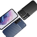 Miniatyrbillede 2 af 2: Carbon Shield Samsung Galaxy S22 cover - Sort Black