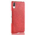 Miniatyrbillede 2 af 2: Sony Xperia L3 litchi tekstur læder etui - Rød Red