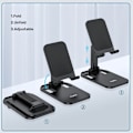 Miniatyrbillede 2 af 2: TOPK Universal foldbart skrivebordsbeslag - Hvid White