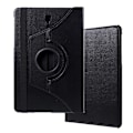 Miniatyrbillede 1 af 2: Samsung Galaxy Tab S4 beskyttelsesetui i kunstlæder med Litchi struktur - Sort Black