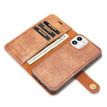 Miniatyrbillede 2 af 2: DG.MING iPhone 12 Mini 2-i-1 etui med pung - Brun Brown